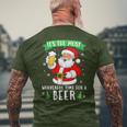 It's The Most Wonderful Time For A Beer Christmas Beer Men's T-shirt Back Print Gifts for Old Men It's The Most Wonderful Time For A Beer Christmas Beer Men's T-shirt Back Print Gifts for Old Men