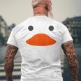 Easter Rubber Duck Face Halloween Costume Duckling Men's Back Print T-Shirt Gifts for Old Men Easter Rubber Duck Face Halloween Costume Duckling Men's Back Print T-Shirt Gifts for Old Men