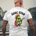 Guactar 面白い アボカド愛好家 食べ物 駄洒落プリント メンズ レディース キッズ メンズTシャツ バックプリント 高齢者への贈り物