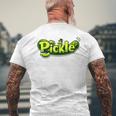 Mr Pickle ピクルス 風変わりで楽しいグラフィックピクルス メンズTシャツ バックプリント 高齢者への贈り物