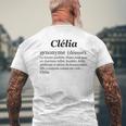 Synonyme Déesse Drôle Humour T-shirt imprimé au dos Cadeaux pour les vieillards