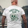 Tired Dads Club Divertente Papà Festa Del Papà T-shirt da uomo con stampa posteriore Regalos para ancianos