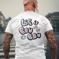【フワモコ】Life Is Bau Bau メンズTシャツ バックプリント 高齢者への贈り物