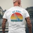 ウィンドサーファーウィンドサーフィンギフト Got Wind メンズTシャツ バックプリント 高齢者への贈り物