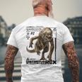 ジュラシック・ワールド Distortus Rex Ingenpecies File メンズTシャツ バックプリント 高齢者への贈り物