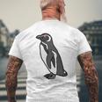 マゼランペンギン メンズTシャツ バックプリント 高齢者への贈り物