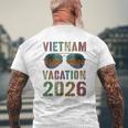 レトロ ベトナム バケーション 2026 旅行 ビーチ 旅行 マッチング メンズTシャツ バックプリント 高齢者への贈り物
