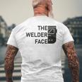 溶接機の端面溶接 溶接 メンズTシャツ バックプリント 高齢者への贈り物