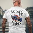 面白いドラッグレースカーnosスプレー Itend It メンズTシャツ バックプリント 高齢者への贈り物