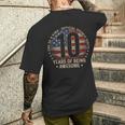 10Th Birthday Official Double Digits 10 Years Old Us Flag Men's T-shirt Back Print Gifts for Him 10Th Birthday Official Double Digits 10 Years Old Us Flag Men's T-shirt Back Print Gifts for Him