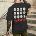 13日の金曜日 ハロウィン デザインマスク メンズTシャツ バックプリント 彼への贈り物