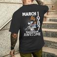 39Th Birthday Legends March 1987Intage 39 Years Old メンズTシャツ バックプリント 彼への贈り物