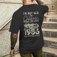 40 歳の誕生日、1986 年以来、クラシックカー、40 歳 メンズTシャツ バックプリント 彼への贈り物