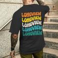 70S Longview 70年代のロングビュー 長袖tシャツ メンズTシャツ バックプリント 彼への贈り物