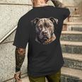 American Pitbull Dog アメリカンピットブル メンズTシャツ バックプリント 彼への贈り物