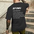 Ayumu 歩夢 メンズTシャツ バックプリント 彼への贈り物
