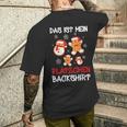 Backen Weihnachten Das Ist Mein Plätzchen Back T-Shirt mit Rückendruck Geschenke für Ihn