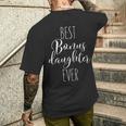 Bonus Figlia Preferito Figliastra Miglior Bonus Figlia T-shirt da uomo con stampa posteriore Regalos para él