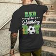 Calcio Papà Compleanno Ragazzi Festa Famiglia T-shirt da uomo con stampa posteriore Regalos para él