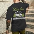Campeur Drole Camper Roi Du Camping-Car T-shirt imprimé au dos Cadeaux pour lui