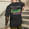 Can I Lick It 周期表 メンズTシャツ バックプリント 彼への贈り物