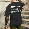 Citation Humour J'peux Pas Jeuis Enèche T-shirt imprimé au dos Cadeaux pour lui
