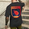 Comet コメット 宇宙 スノーボール 宇宙 トラベラー 隕石 コメット メンズTシャツ バックプリント 彼への贈り物