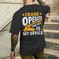 Crane Whisperer 面白いクレーン オペレーター メンズTシャツ バックプリント 彼への贈り物