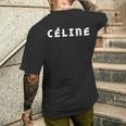 Céline Hello My Name Is ネームタグ ファーストネーム 長袖tシャツ メンズTシャツ バックプリント 彼への贈り物