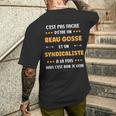 Départuperyndicaliste Beau Gosse Humouryndicaliste T-shirt imprimé au dos Cadeaux pour lui