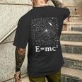 EMc2 方程式 物理学 相対性理論 数学 数学 メンズTシャツ バックプリント 彼への贈り物