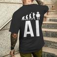 Évolution Du Robot Ia T-shirt imprimé au dos Cadeaux pour lui