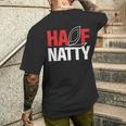 Half Natty ハーフナチュラルステロイドボディービルダー メンズTシャツ バックプリント 彼への贈り物