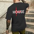 House Music ディープハウス ソウルフルハウス メンズTシャツ バックプリント 彼への贈り物