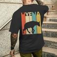 Hyena ハイエナ 動物 メンズTシャツ バックプリント 彼への贈り物