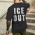 Ice Out メンズTシャツ バックプリント 彼への贈り物