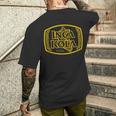 Inca Kola ペルーゴールデンコーラ バブルガムクリーム ソーダ ゴールド メンズTシャツ バックプリント 彼への贈り物