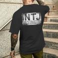 Intj パーソナリティタイプ 内向的 Intj メンズTシャツ バックプリント 彼への贈り物