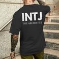 Intj 建築家 Intj メンズTシャツ バックプリント 彼への贈り物