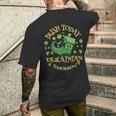 Irish Today ウクライナ Tomorrowt Patrick's Day メンズTシャツ バックプリント 彼への贈り物
