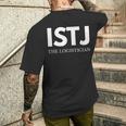 Istj ロジスティシャン Istj メンズTシャツ バックプリント 彼への贈り物