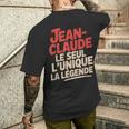 Jean Claude Homme Humour Idée Cadeau Humoristique Drôle T-shirt imprimé au dos Cadeaux pour lui