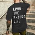 Kazuko の人生を生きている Kazuko 長袖tシャツ メンズTシャツ バックプリント 彼への贈り物