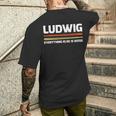 Ludwig Everything Else Is Noise クラシック音楽ドラムスティック 長袖tシャツ メンズTシャツ バックプリント 彼への贈り物