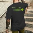 Pickleball Player Pickleballtylish Paddleball Lover メンズTシャツ バックプリント 彼への贈り物