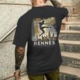 Rennais Cadeauupporter Rennes Foot Rennais T-shirt imprimé au dos Cadeaux pour lui
