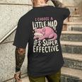 Slowpoke I Choose A Little Nap It'super Effect 長袖tシャツ メンズTシャツ バックプリント 彼への贈り物