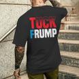 Tuck Frump 面白いアンチトランプデザイン。 メンズTシャツ バックプリント 彼への贈り物