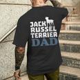 Uomo Jack Russel Terrier Papà T-shirt da uomo con stampa posteriore Regalos para él