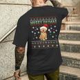 Weihnachten Mitüßer Katze Frohe Weihnachten Merry Catmas T-Shirt mit Rückendruck Geschenke für Ihn